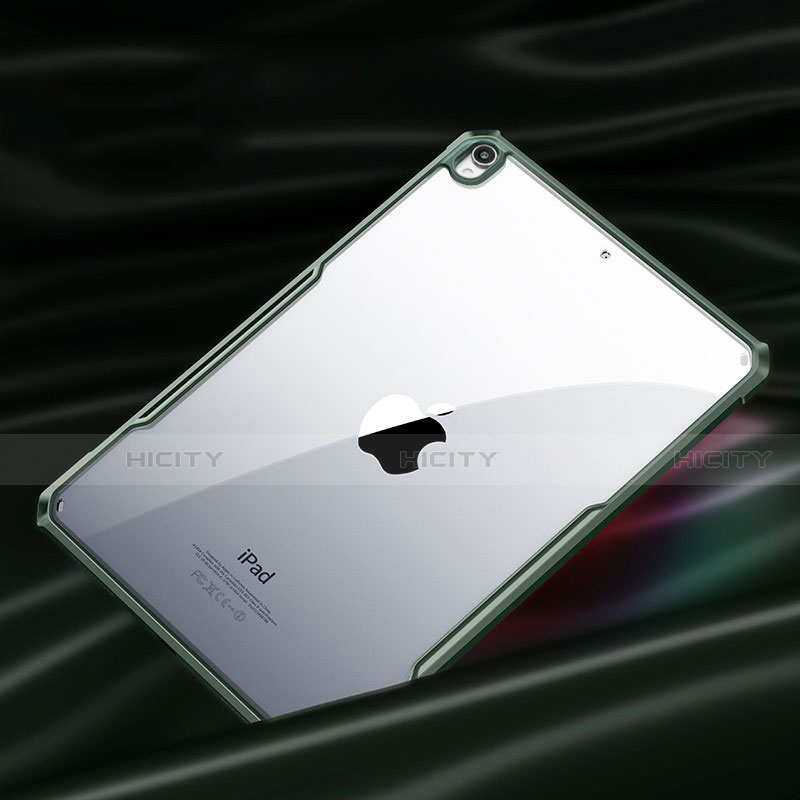 Coque Rebord Contour Silicone et Vitre Transparente Miroir Housse Etui pour Apple New iPad Air 10.9 (2020) Plus
