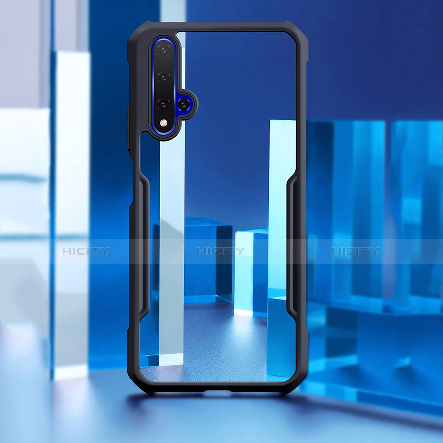 Coque Rebord Contour Silicone et Vitre Transparente Miroir Housse Etui pour Huawei Honor 20S Plus