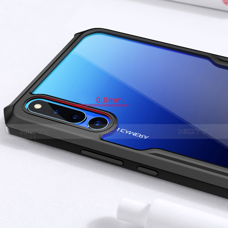 Coque Rebord Contour Silicone et Vitre Transparente Miroir Housse Etui pour Huawei Honor Magic 2 Plus