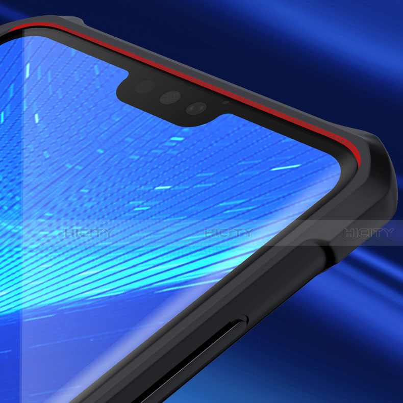 Coque Rebord Contour Silicone et Vitre Transparente Miroir Housse Etui pour Huawei Honor View 10 Lite Plus