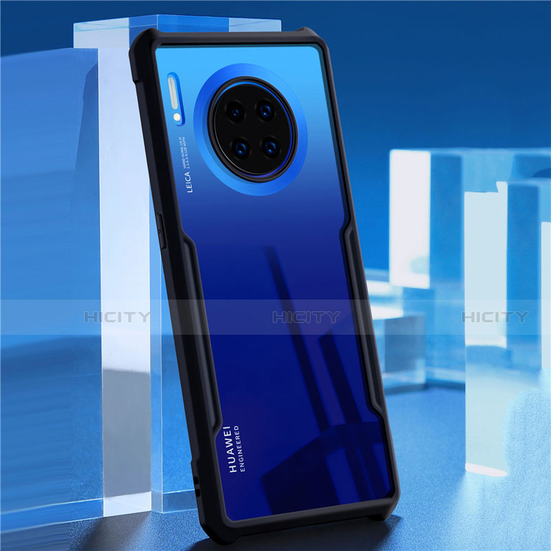 Coque Rebord Contour Silicone et Vitre Transparente Miroir Housse Etui pour Huawei Mate 30 Plus