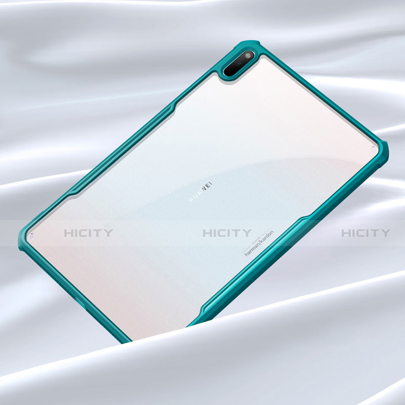 Coque Rebord Contour Silicone et Vitre Transparente Miroir Housse Etui pour Huawei MatePad 5G 10.4 Plus