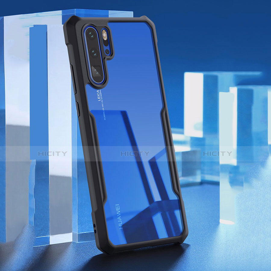 Coque Rebord Contour Silicone et Vitre Transparente Miroir Housse Etui pour Huawei P30 Pro New Edition Plus