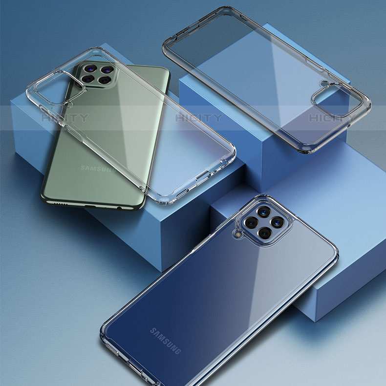 Coque Rebord Contour Silicone et Vitre Transparente Miroir Housse Etui WL2 pour Samsung Galaxy M33 5G Plus