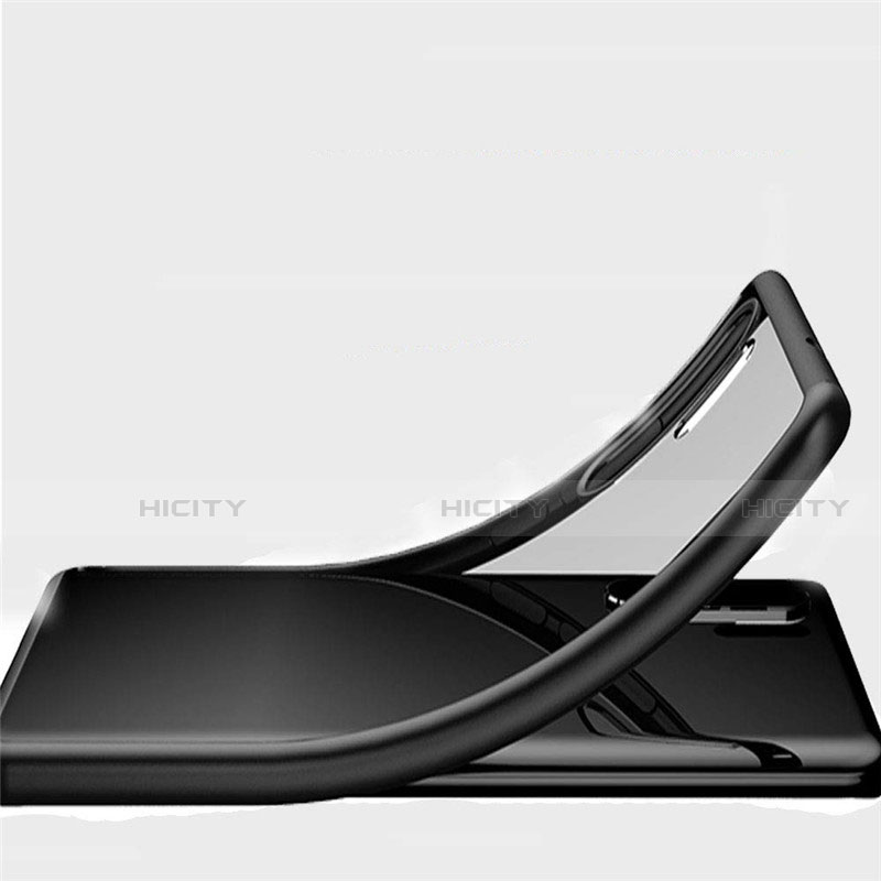 Coque Rebord Contour Silicone et Vitre Transparente Miroir Housse Etui Z01 pour Huawei P30 Pro Plus