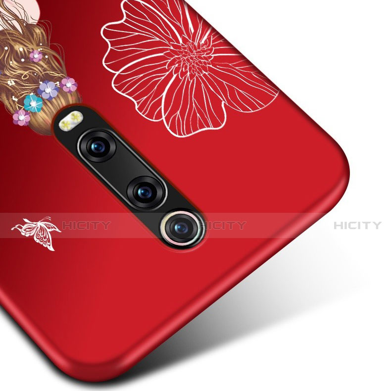 Coque Silicone Dos de Fille Souple Couleur Unie Etui Housse K01 pour Xiaomi Mi 9T Pro Plus