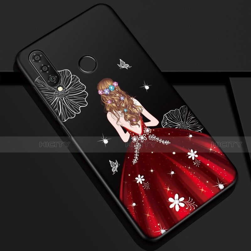 Coque Silicone Dos de Fille Souple Couleur Unie Etui Housse K03 pour Huawei P30 Lite XL Plus