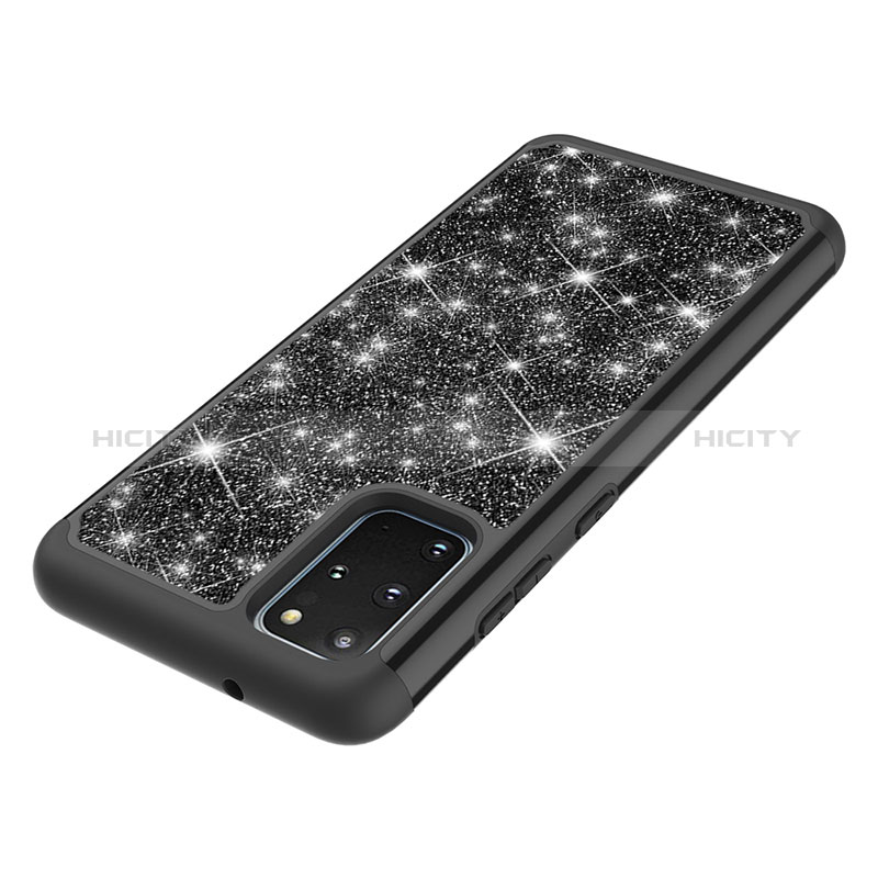 Coque Silicone et Plastique Housse Etui Protection Integrale 360 Degres Bling-Bling JX1 pour Samsung Galaxy S20 Plus 5G Plus