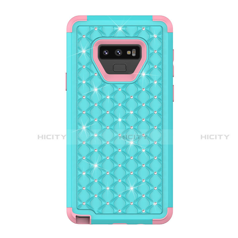Coque Silicone et Plastique Housse Etui Protection Integrale 360 Degres Bling-Bling U01 pour Samsung Galaxy Note 9 Plus