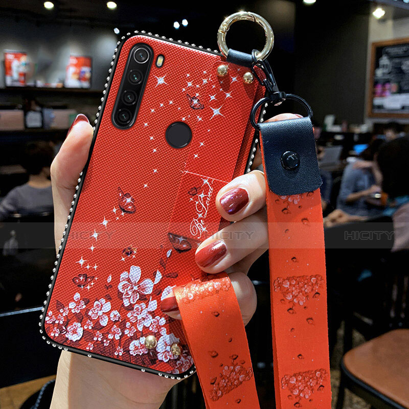Coque Silicone Fleurs Souple Couleur Unie Etui Housse K02 pour Xiaomi Redmi Note 8 (2021) Plus
