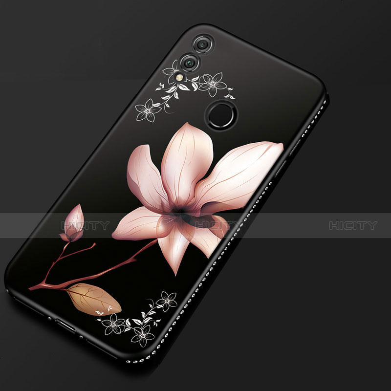 Coque Silicone Fleurs Souple Couleur Unie Etui Housse pour Huawei Honor V10 Lite Plus