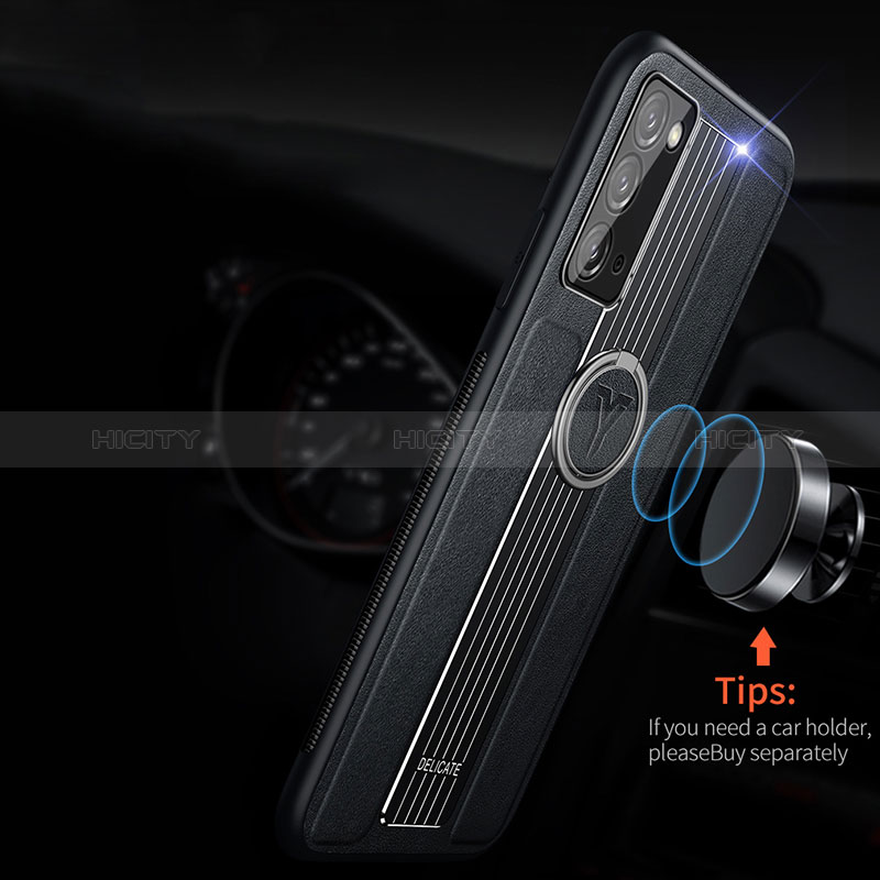 Coque Silicone Gel Motif Cuir Housse Etui avec Magnetique FL1 pour Samsung Galaxy Note 20 5G Plus