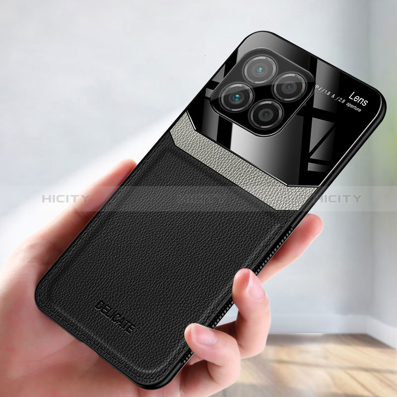 Coque Silicone Gel Motif Cuir Housse Etui FL1 pour Huawei Honor X6S Plus