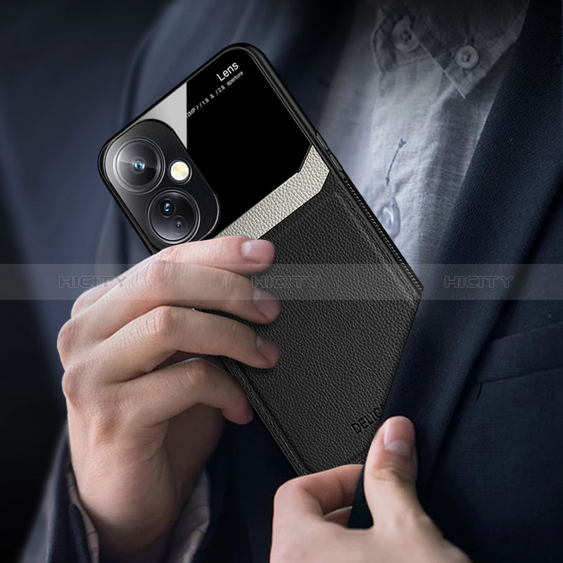 Coque Silicone Gel Motif Cuir Housse Etui FL1 pour OnePlus Nord CE 3 5G Plus