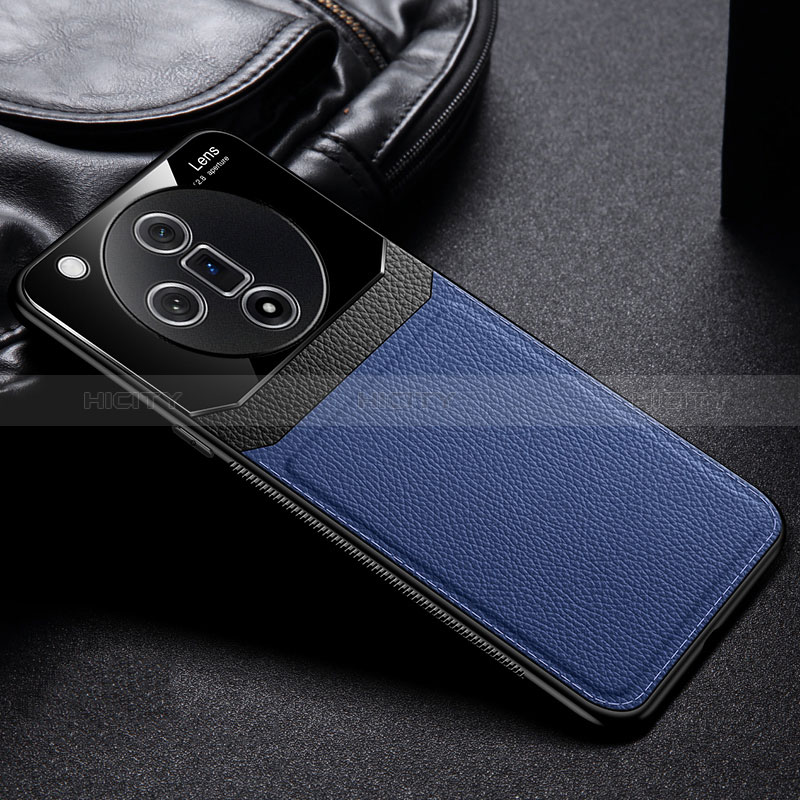 Coque Silicone Gel Motif Cuir Housse Etui FL1 pour Oppo Find X7 Ultra 5G Plus