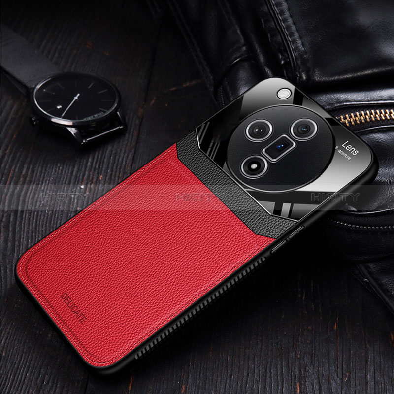 Coque Silicone Gel Motif Cuir Housse Etui FL1 pour Oppo Find X7 Ultra 5G Plus