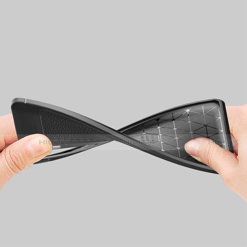 Coque Silicone Gel Motif Cuir Housse Etui H01 pour Xiaomi Mi Note 10 Plus