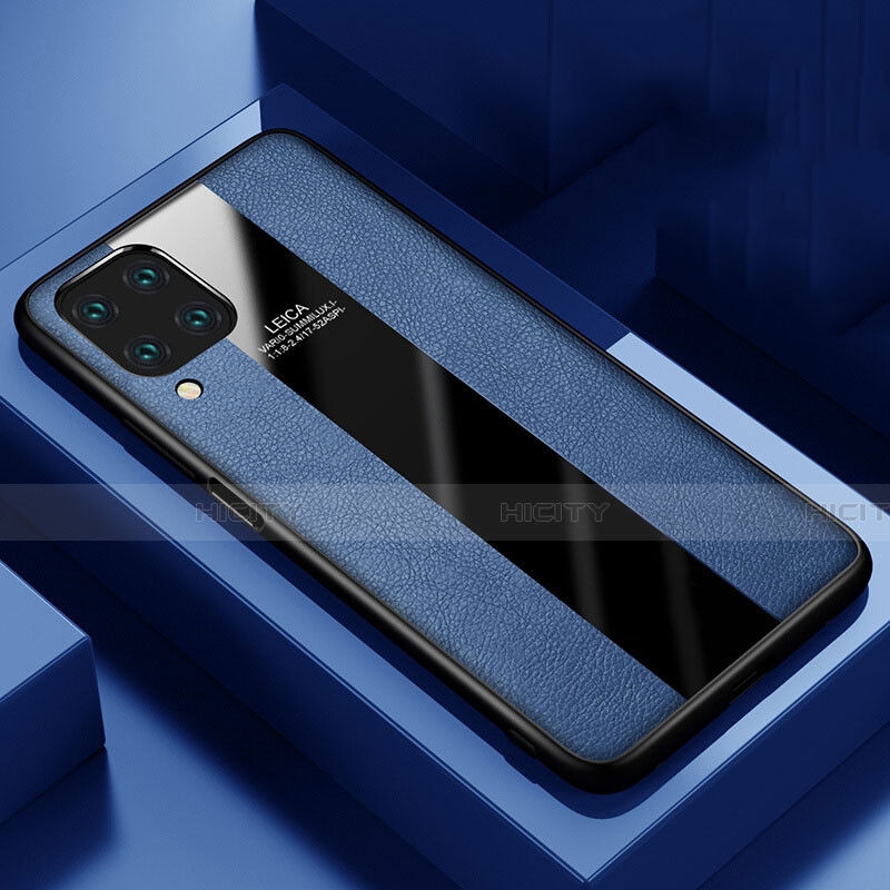 Coque Silicone Gel Motif Cuir Housse Etui H03 pour Huawei Nova 6 SE Bleu Plus
