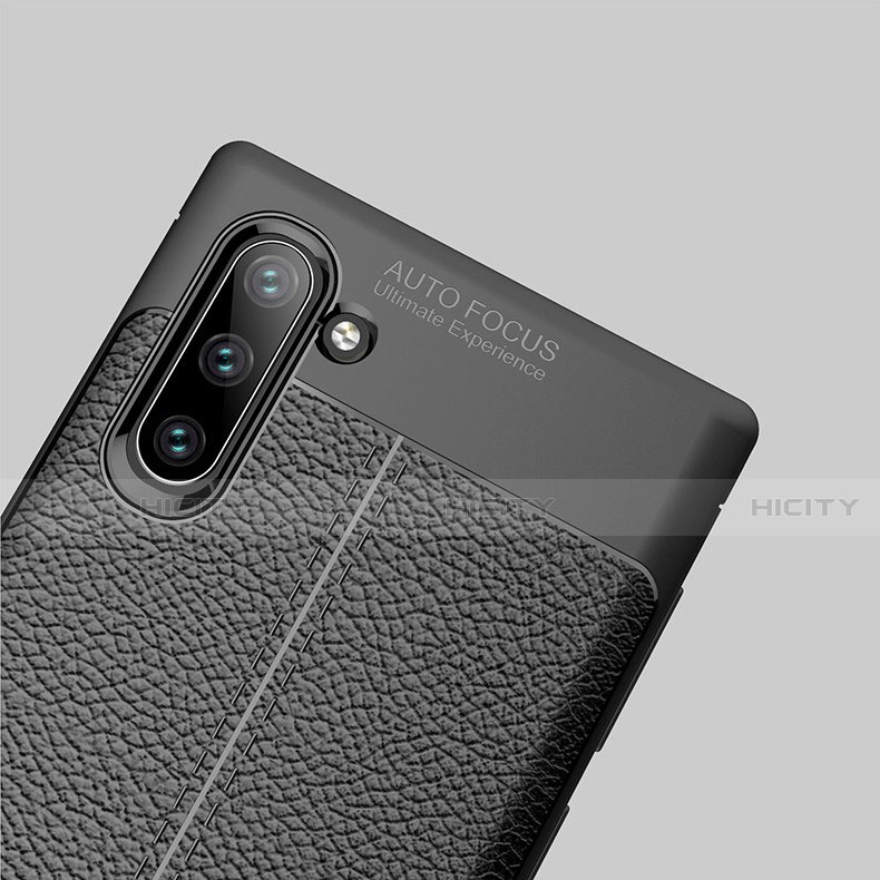 Coque Silicone Gel Motif Cuir Housse Etui H03 pour Samsung Galaxy Note 10 5G Plus