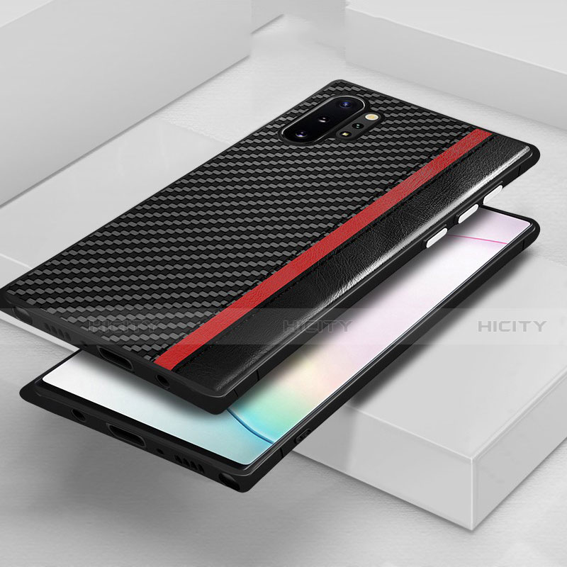 Coque Silicone Gel Motif Cuir Housse Etui H03 pour Samsung Galaxy Note 10 Plus Plus