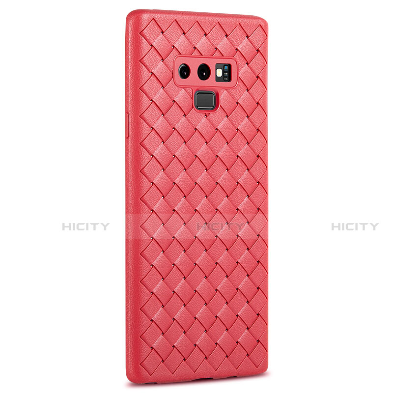 Coque Silicone Gel Motif Cuir Housse Etui L01 pour Samsung Galaxy Note 9 Plus