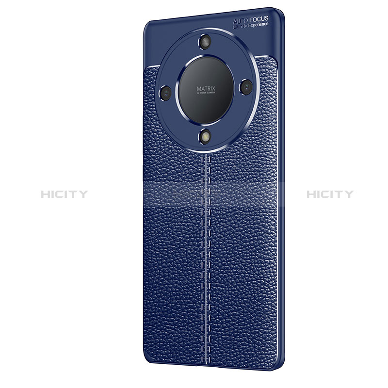 Coque Silicone Gel Motif Cuir Housse Etui pour Huawei Honor Magic6 Lite 5G Plus