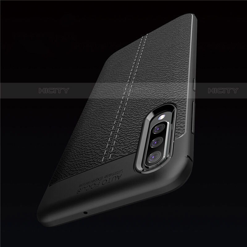 Coque Silicone Gel Motif Cuir Housse Etui pour Samsung Galaxy A30S Plus