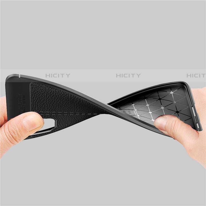 Coque Silicone Gel Motif Cuir Housse Etui pour Samsung Galaxy A51 5G Plus