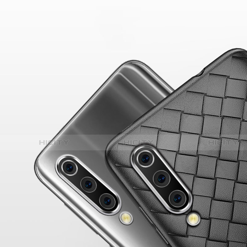 Coque Silicone Gel Motif Cuir Housse Etui pour Samsung Galaxy A70 Plus