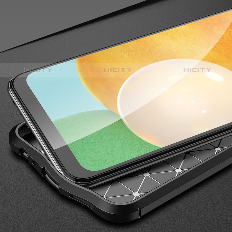 Coque Silicone Gel Motif Cuir Housse Etui pour Samsung Galaxy M23 5G Plus