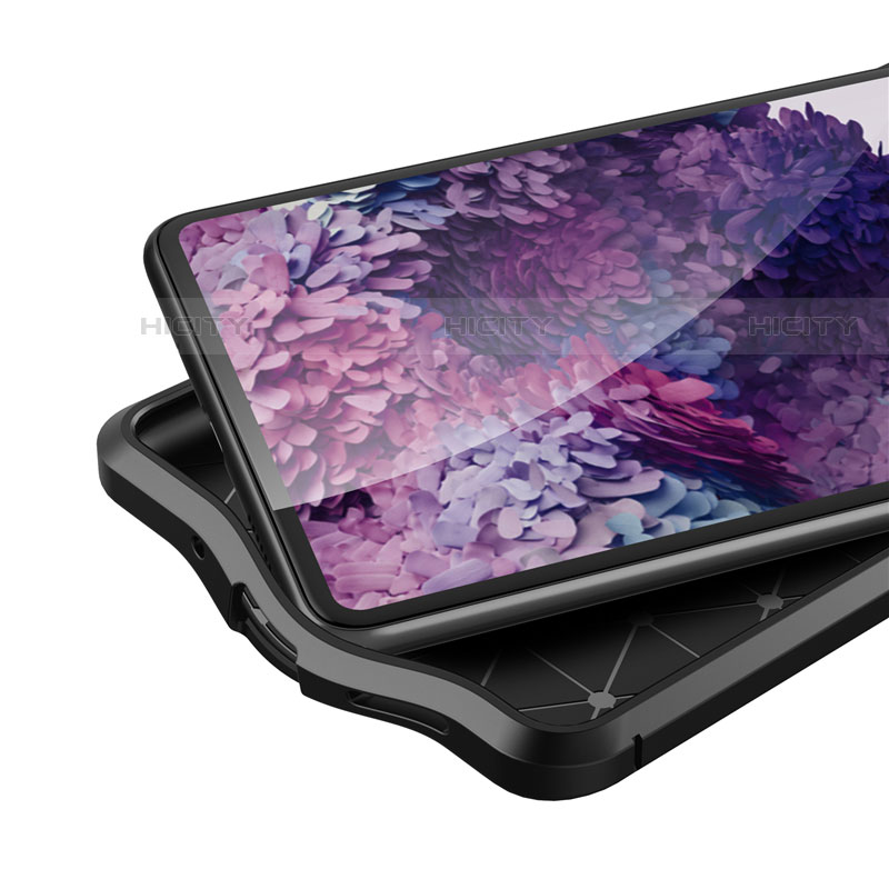 Coque Silicone Gel Motif Cuir Housse Etui pour Samsung Galaxy S20 FE (2022) 5G Plus
