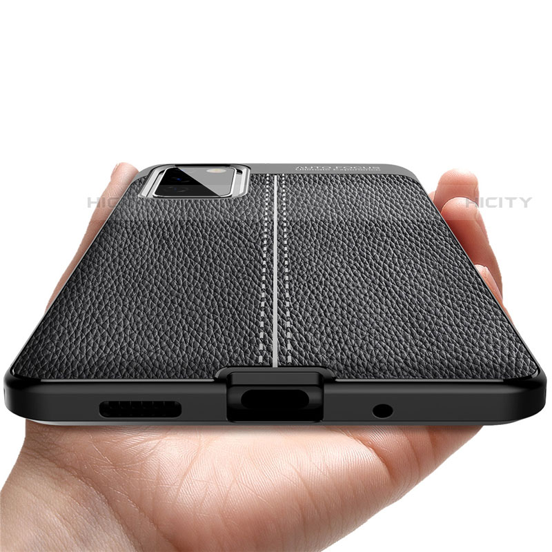 Coque Silicone Gel Motif Cuir Housse Etui pour Samsung Galaxy S20 Lite 5G Plus