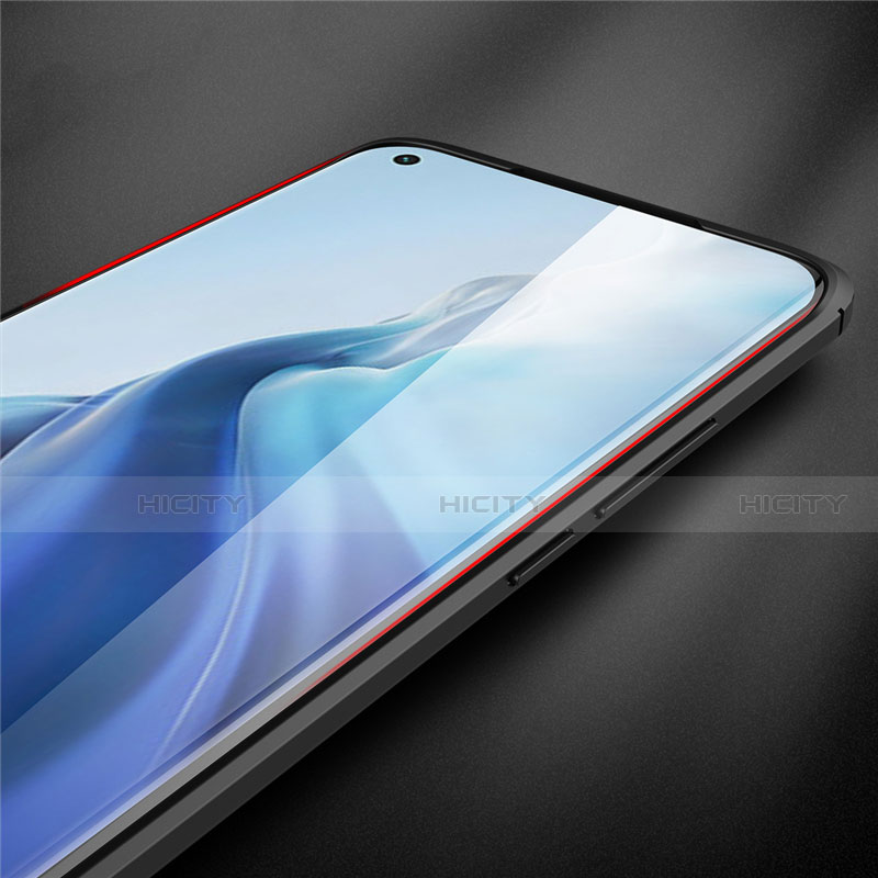 Coque Silicone Gel Motif Cuir Housse Etui pour Xiaomi Mi 11 Lite 4G Plus