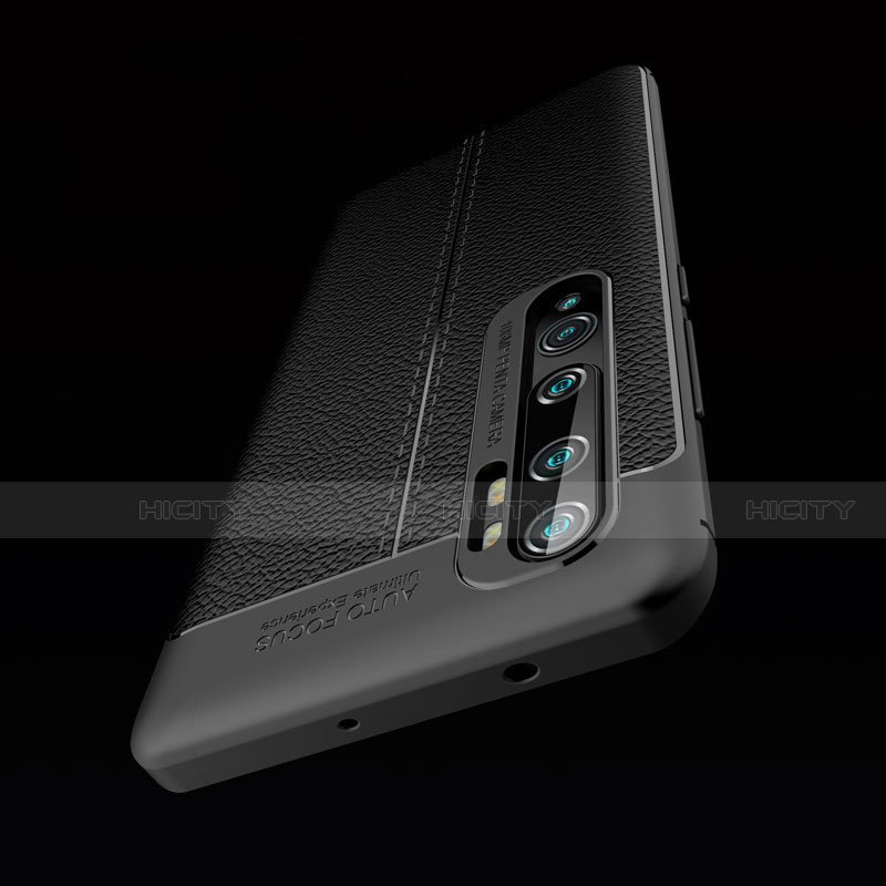 Coque Silicone Gel Motif Cuir Housse Etui pour Xiaomi Mi Note 10 Pro Plus