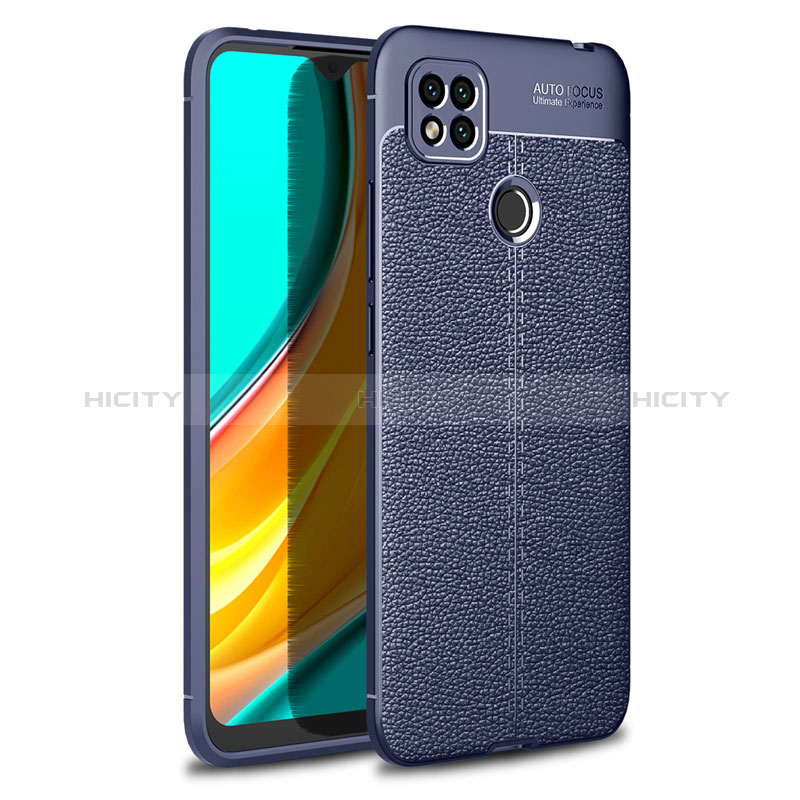 Coque Silicone Gel Motif Cuir Housse Etui pour Xiaomi POCO C31 Plus