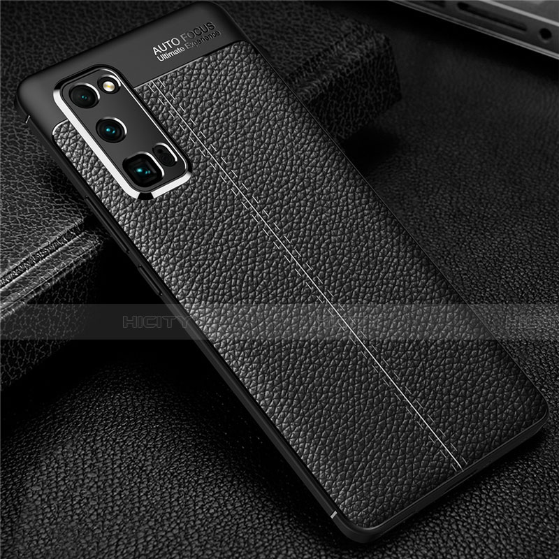 Coque Silicone Gel Motif Cuir Housse Etui S01 pour Huawei Honor 30 Pro+ Plus Plus