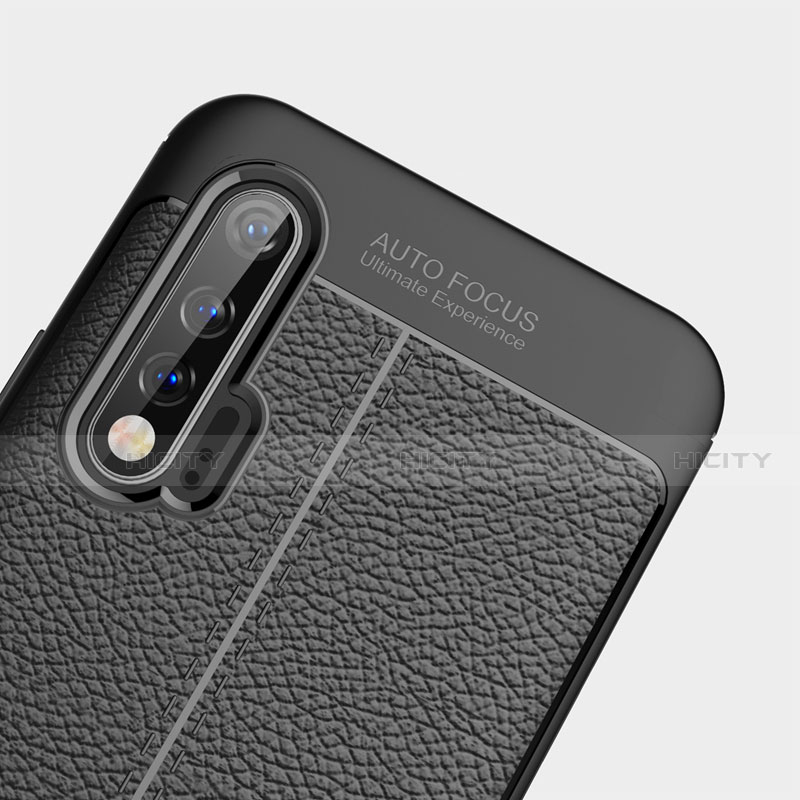 Coque Silicone Gel Motif Cuir Housse Etui S01 pour Huawei Nova 6 Plus