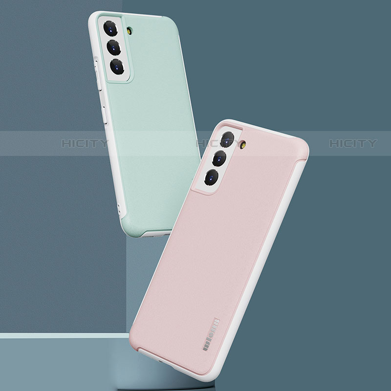 Coque Silicone Gel Motif Cuir Housse Etui S05 pour Samsung Galaxy S21 Plus 5G Plus