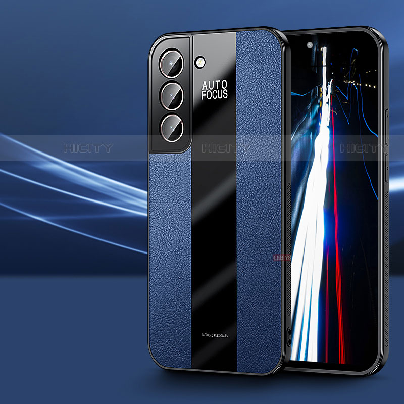 Coque Silicone Gel Motif Cuir Housse Etui S07 pour Samsung Galaxy S23 5G Plus