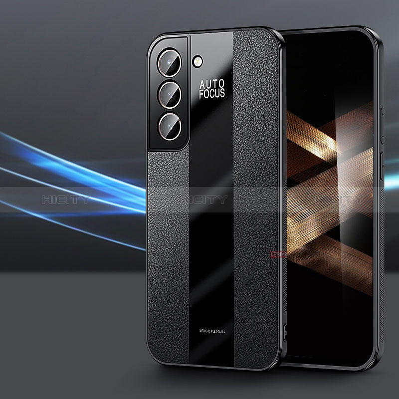 Coque Silicone Gel Motif Cuir Housse Etui S07 pour Samsung Galaxy S24 Plus 5G Plus