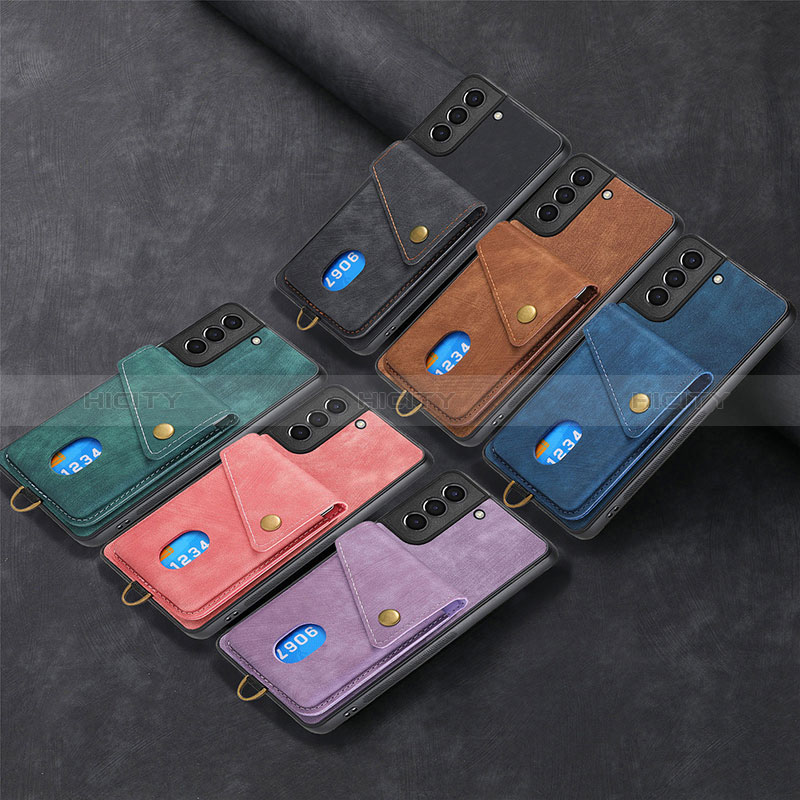 Coque Silicone Gel Motif Cuir Housse Etui SD1 pour Samsung Galaxy S23 5G Plus