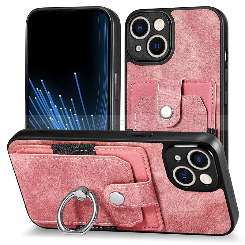 Coque Silicone Gel Motif Cuir Housse Etui SD11 pour Apple iPhone 14 Plus