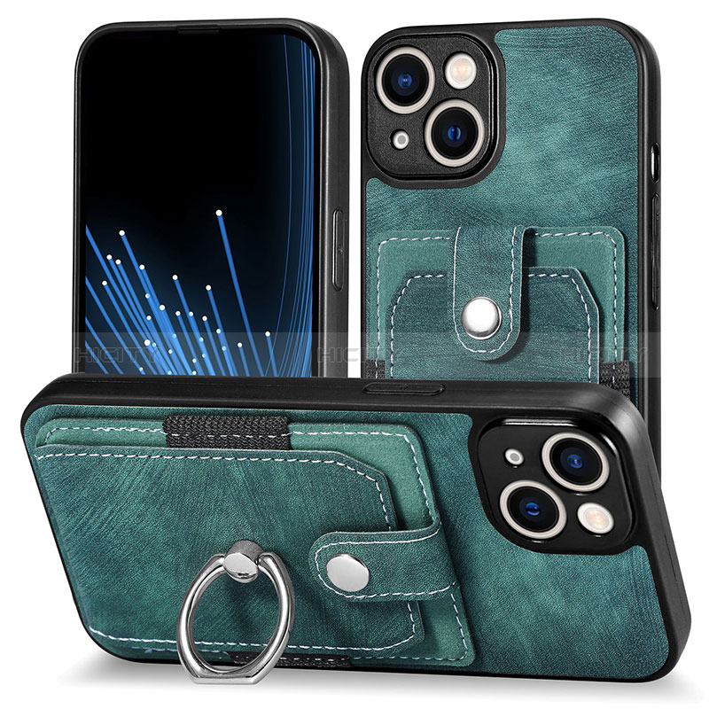 Coque Silicone Gel Motif Cuir Housse Etui SD11 pour Apple iPhone 14 Plus