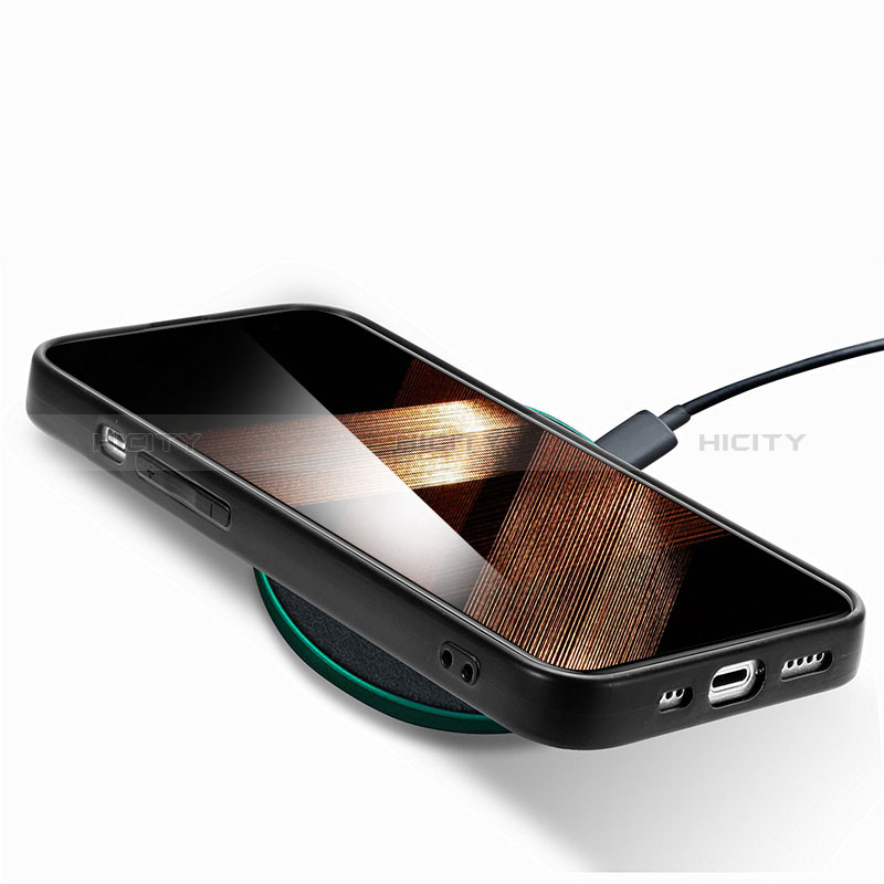 Coque Silicone Gel Motif Cuir Housse Etui SD3 pour Apple iPhone 14 Plus