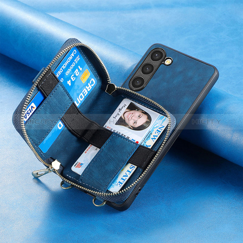Coque Silicone Gel Motif Cuir Housse Etui SD3 pour Samsung Galaxy S23 Plus 5G Plus