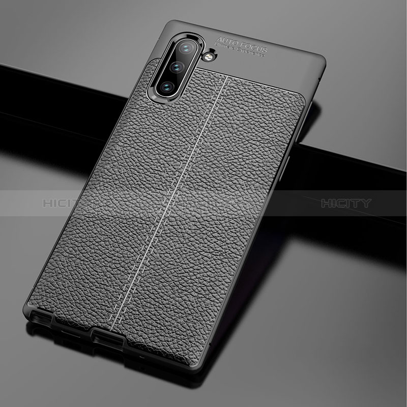 Coque Silicone Gel Motif Cuir Housse Etui WL1 pour Samsung Galaxy Note 10 5G Plus