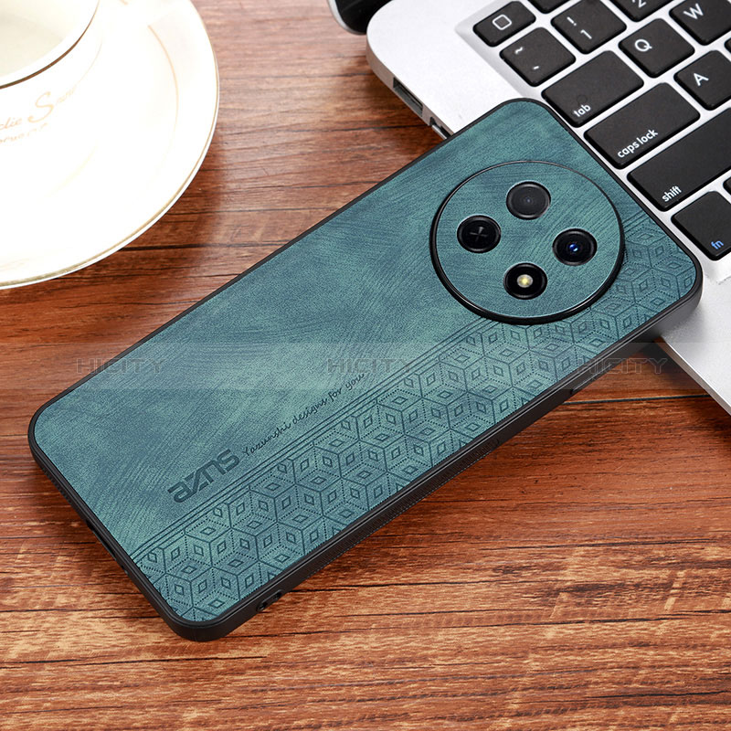 Coque Silicone Gel Motif Cuir Housse Etui YZ2 pour Huawei Nova Y91 Vert Plus