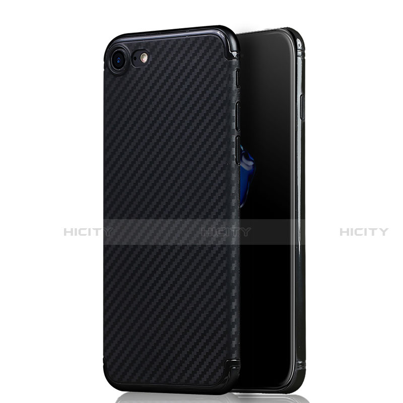 Coque Silicone Gel Serge B02 pour Apple iPhone SE (2020) Noir Plus