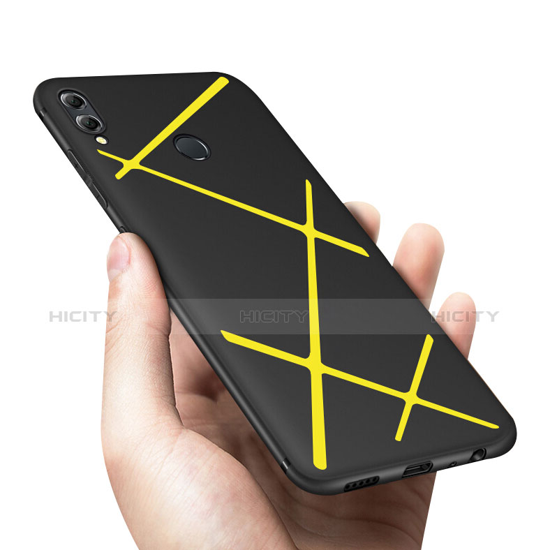 Coque Silicone Gel Serge pour Huawei Honor 8X Jaune Plus
