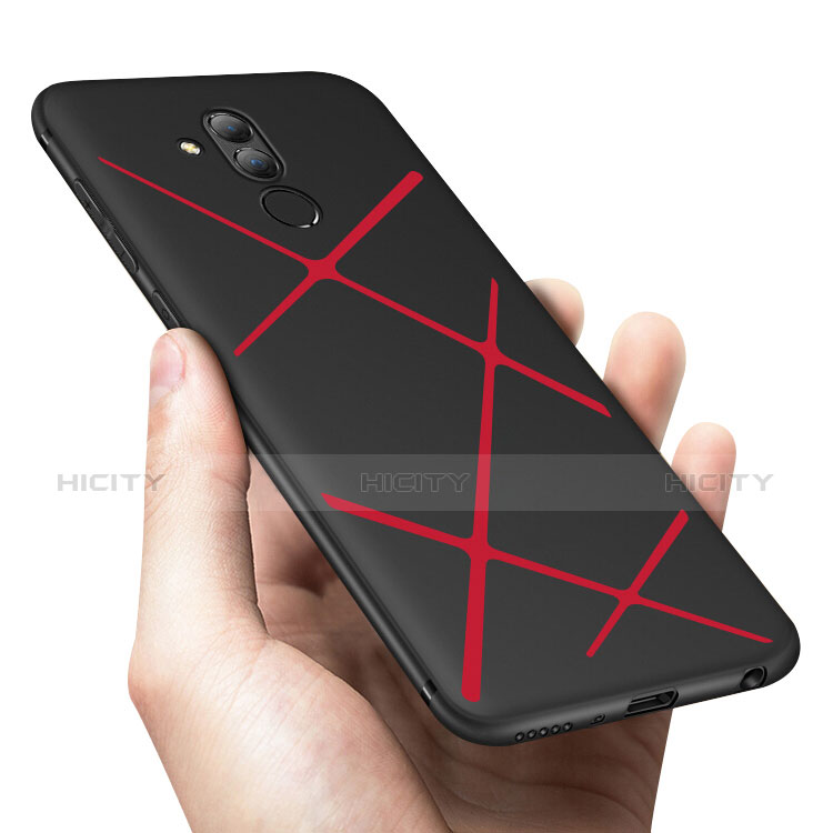 Coque Silicone Gel Serge pour Huawei Mate 20 Lite Rouge Plus